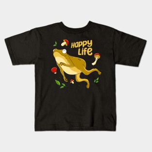 Frog Happy Life Kids T-Shirt